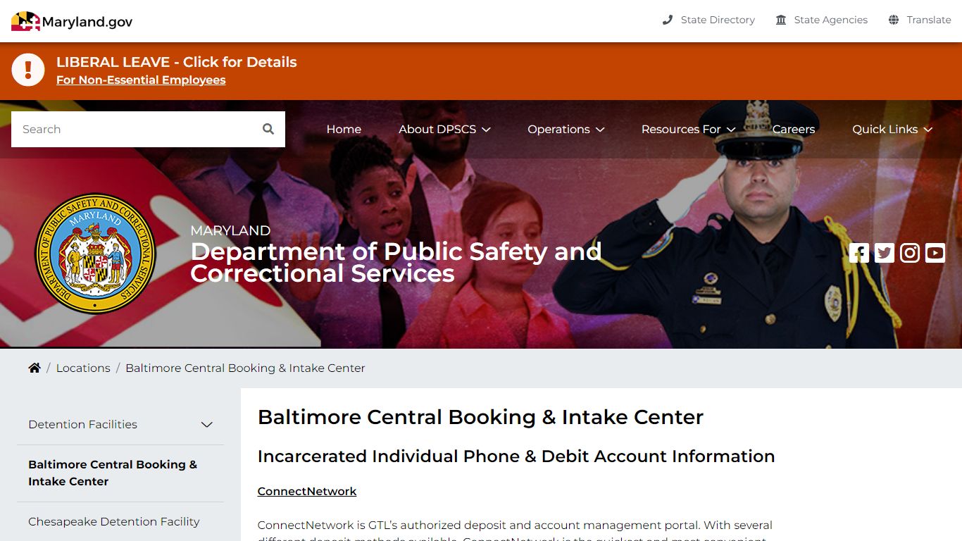 DPSCS - Baltimore Central Booking & Intake Center